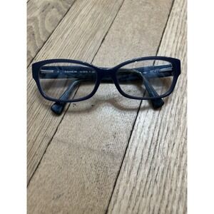 Coach Eyeglasses HC 6078 5397 Milky Navy 54 16 135 Blue Gold FRAME ONLY